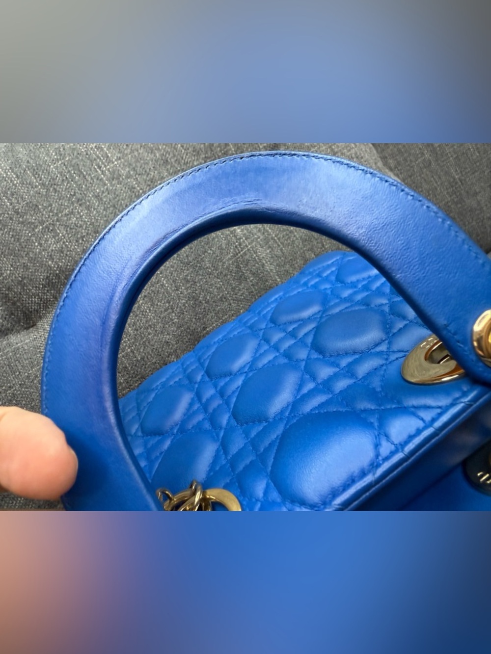 DIOR my Lady Dior cannage lambskin mini - Picture 15 of 16